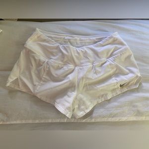 Nike white athletic shorts size small